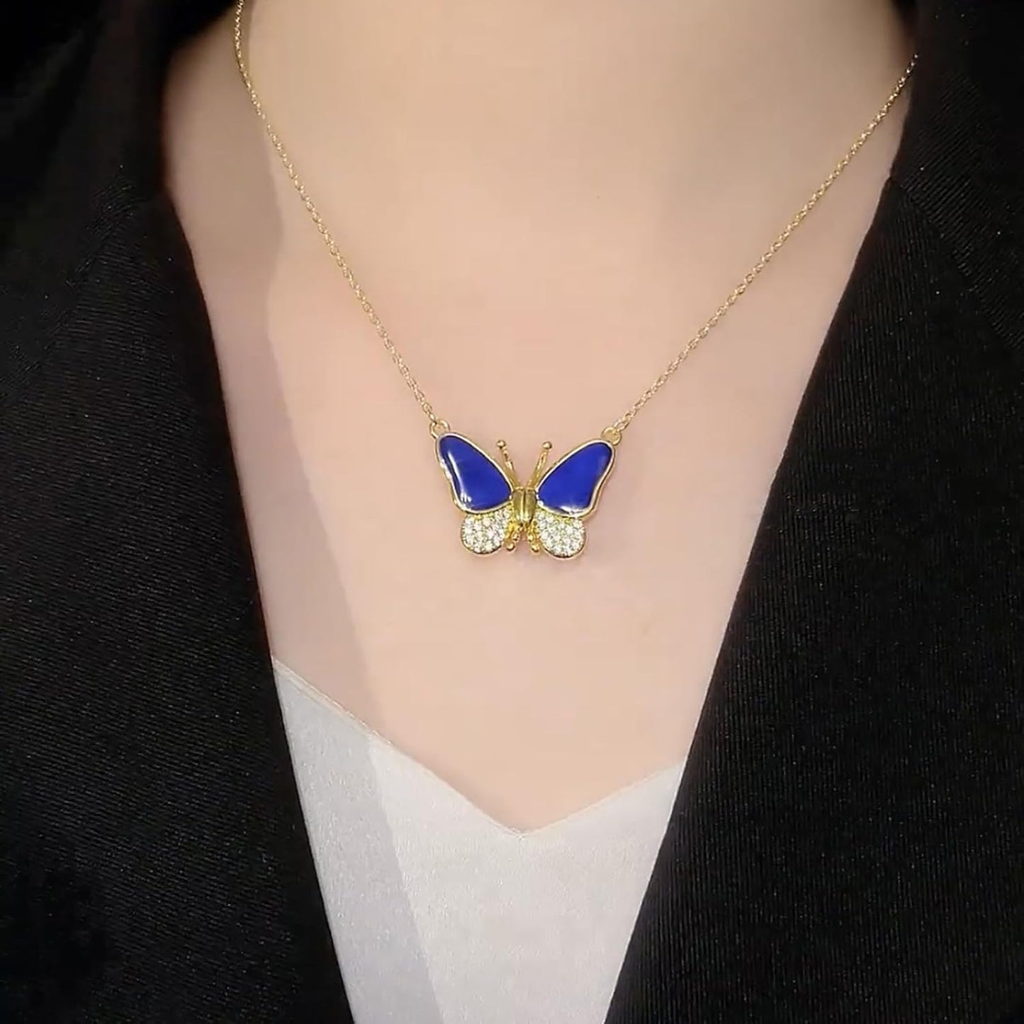 Collier Papillon Magique – Sensible à la Chaleur