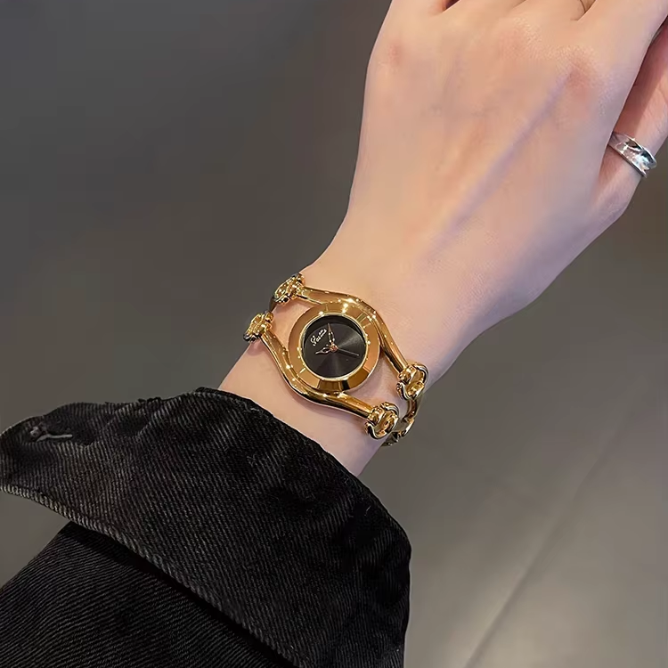 Montre Femme Élégante & Minimaliste – Bracelet Style Bijou en Acier Inoxydable