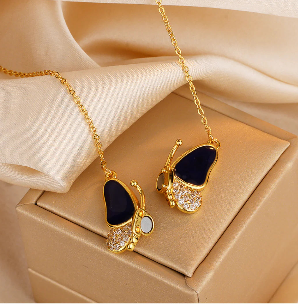 Collier Papillon Magique – Sensible à la Chaleur