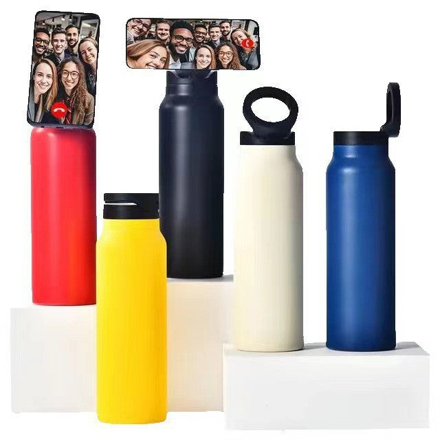 Bouteille Avec Support De Téléphone