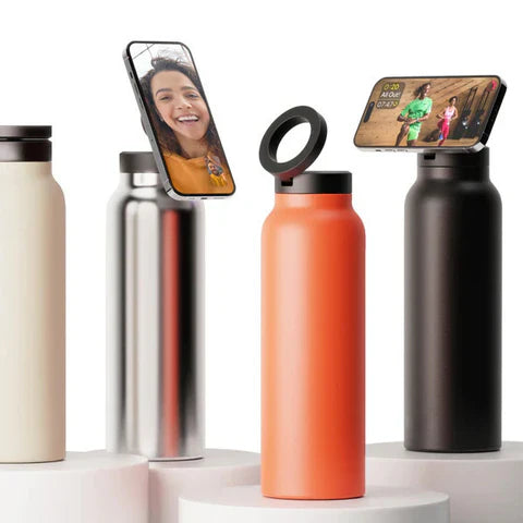 Bouteille Avec Support De Téléphone