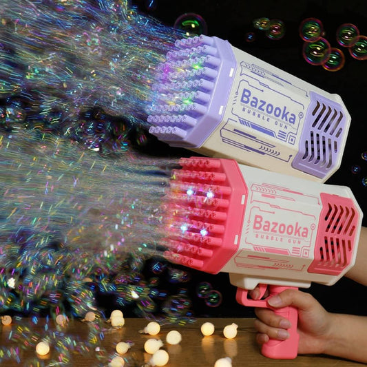 Pistolet à bulles automatique lumineux