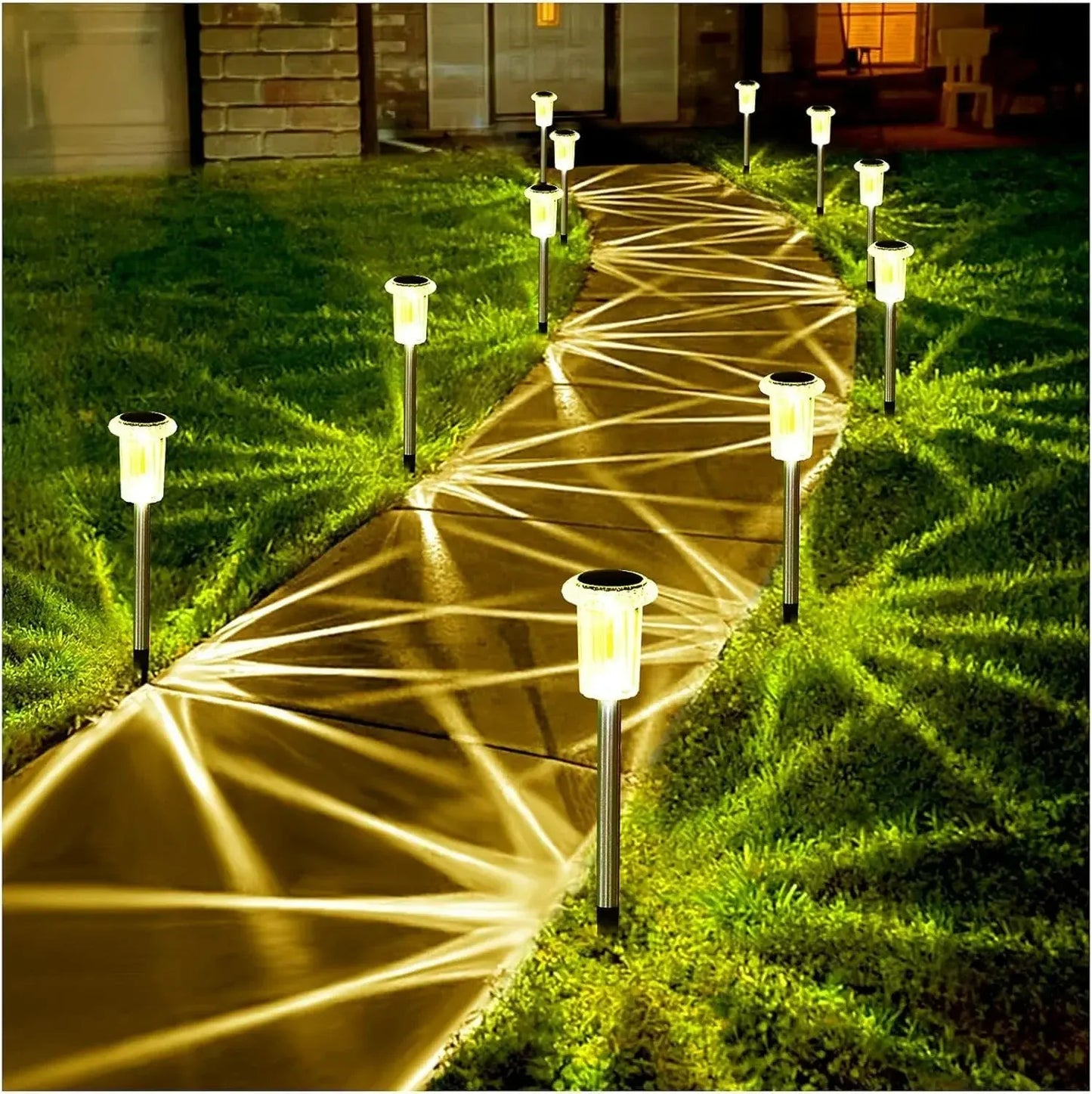Lot de 6 Lampes Solaires Extérieures