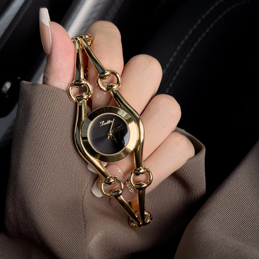 Montre Femme Élégante & Minimaliste – Bracelet Style Bijou en Acier Inoxydable
